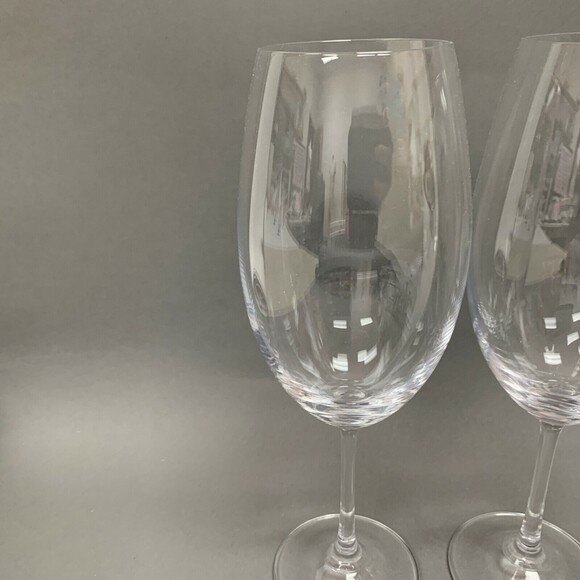Clear Wine Glass Glasses Large 10 1/8" High Lot of 2 - Picture 3 of 5